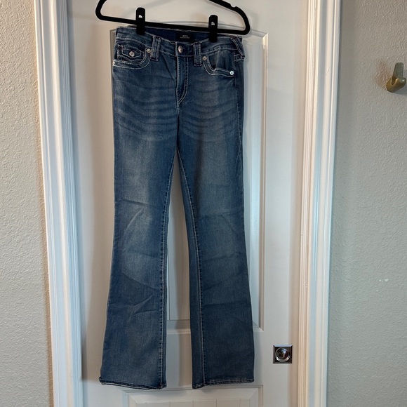 True Religion Denim - True Religion Becca fit Light Blue Flare Jeans